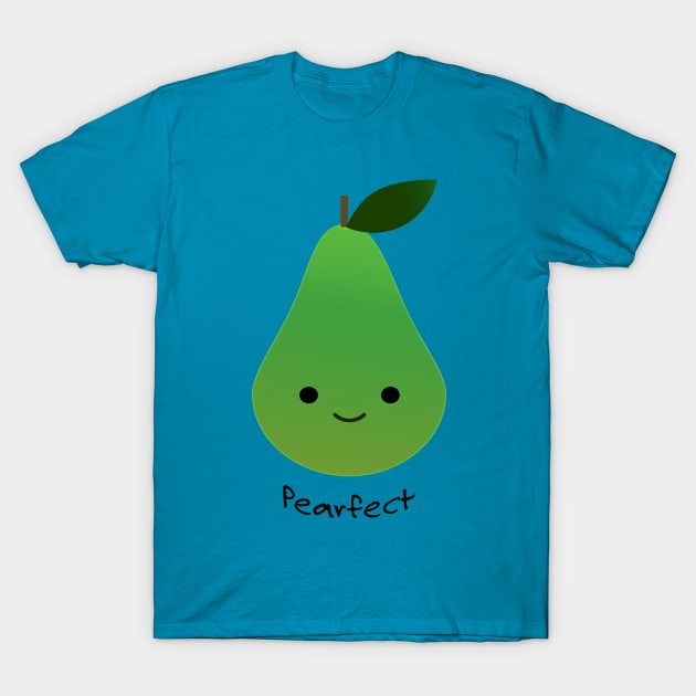 Pearfect Pear T-Shirt by Hedgie Designs